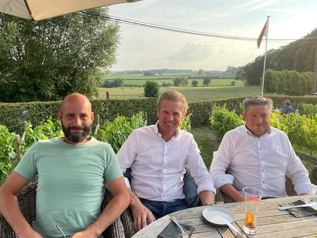 Ceramic pottery on shelves